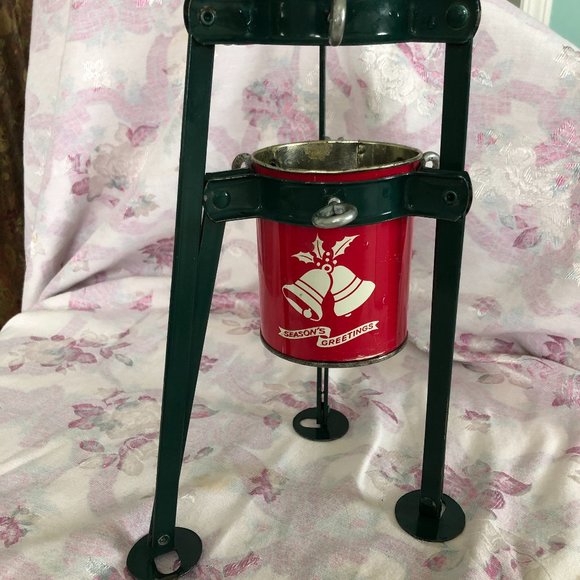 Vtg Metal Christmas Tree Stand - Picture 3 of 11